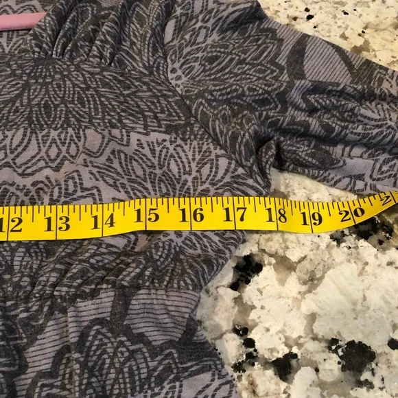 Japanese Weekend Maternity dress floral grey L - Picture 4 of 7